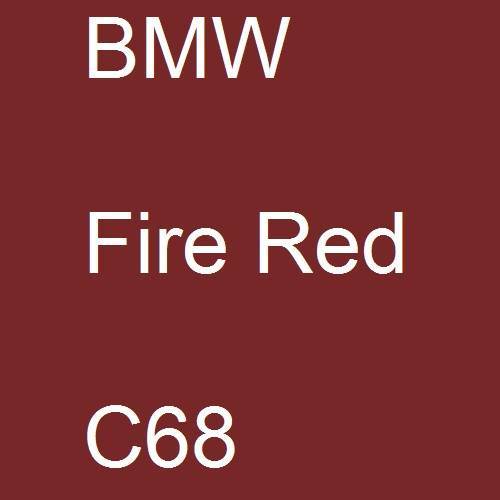 BMW, Fire Red, C68.